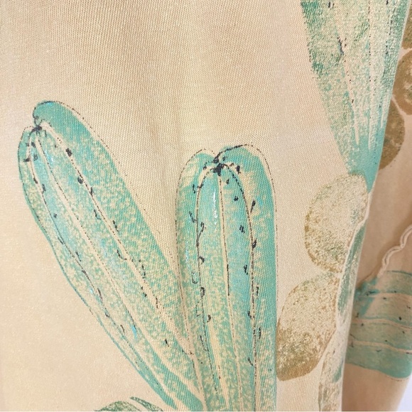 Dr. Collectors Cactus Tee Shirt Womens Size Medium Model T Joshua Tree Floral - Picture 10 of 13